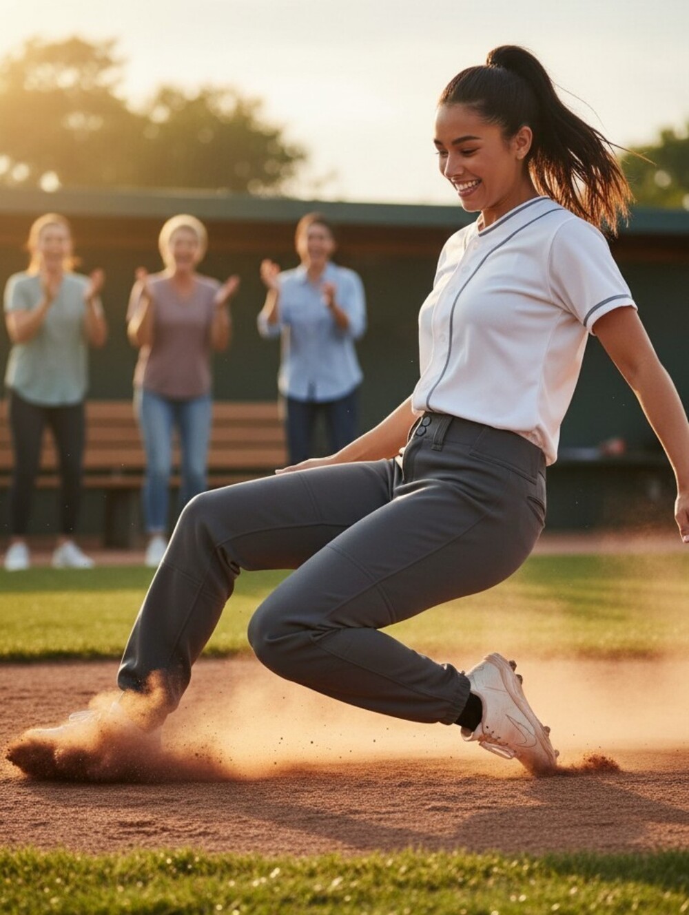 Mizuno Performance Youth Girls Gray Baseball/Softball Pants Size YXL